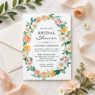 Invitation Jardin Secret Floral Fête de Mariage