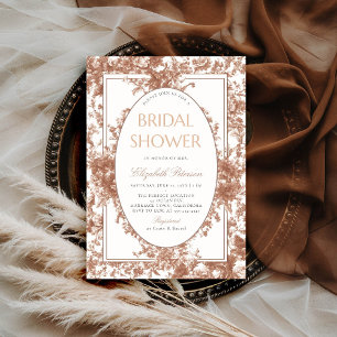 Invitation Jardin vintage Château Toile Fête des mariées d'au