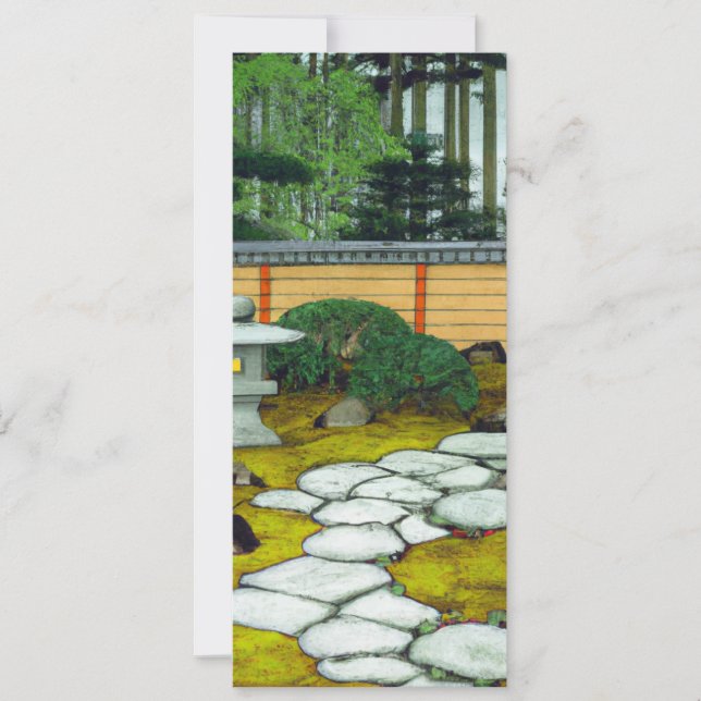 Invitation Jardin zen (Devant)