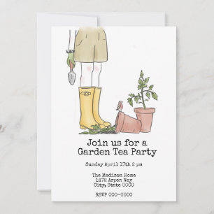 Invitation Jardinage