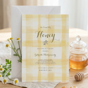 Invitation Jaune Beurre Elle A Trouvé Sa Plaid En Nid D'abeil