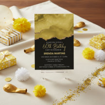 Jaune doré Paillettes d'or Aquarelle