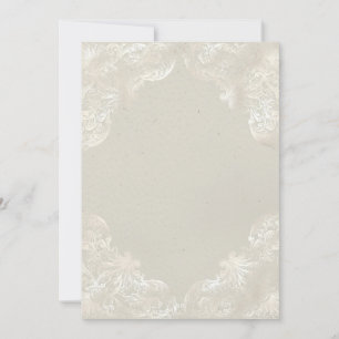 Invitation Jaune gris vintage doré blanc vierge