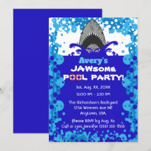 Jawsome Shark fête de la piscine à thème Anniversa