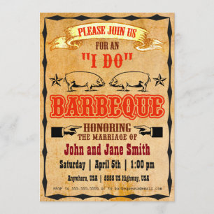 INVITATION "JE FAIS" BBQ