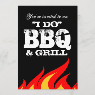 Invitation Je fais des couples de barbecue qui font des invit