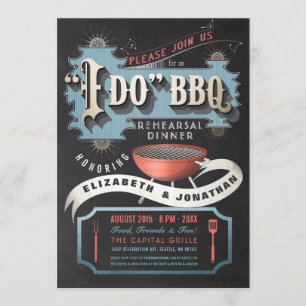 Invitation Je fais le noir de dîner de répétition des