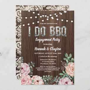 Invitation Je fais l'invitation de partie de fiançailles de