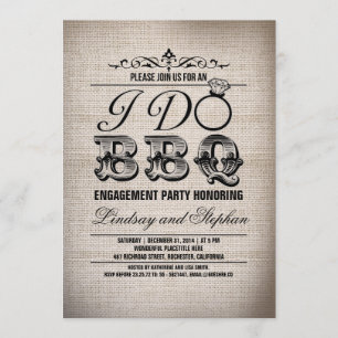Invitation Je fais l'invitation de partie de fiançailles de