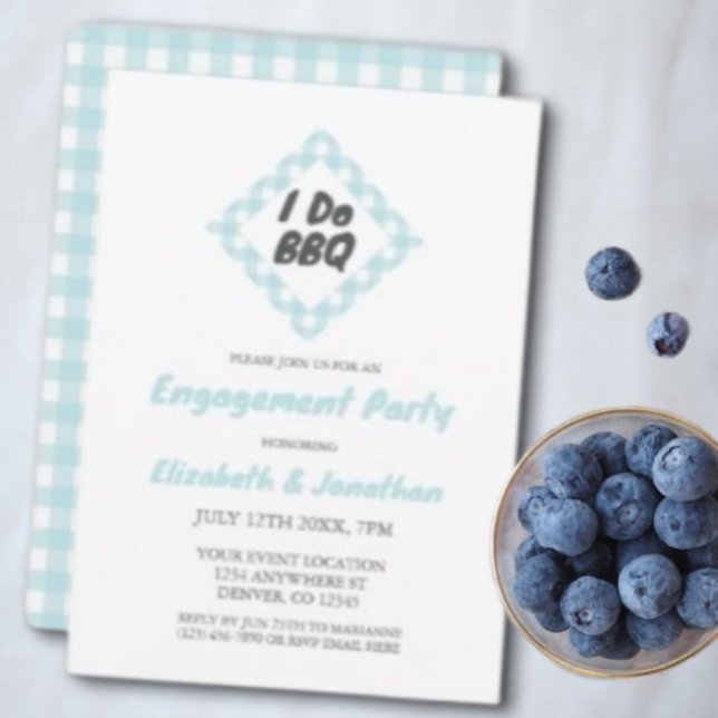 Invitation Je fais partie de l'engagement BBQ (Créateur téléchargé)