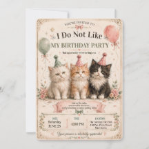 Je n'aime pas ma fête d'anniversaire