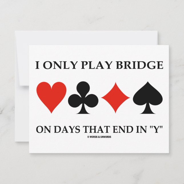 Invitation Je Ne Joue Qu'Au Pont Les Jours Qui Se Terminent E (Devant)