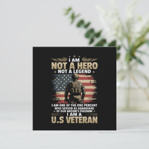 Invitation Je ne suis pas un héros ni une légende Je suis un 