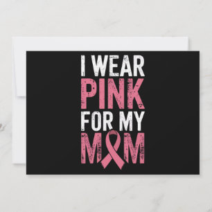 Invitation Je Porte Du Rose Pour Ma Mère Sensibilisation Au C