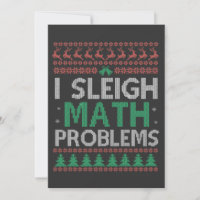 Je Résous les Problèmes de Maths T-shirt de Noël M