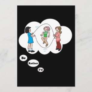 Invitation Je serais plutôt la corde à sauter 4