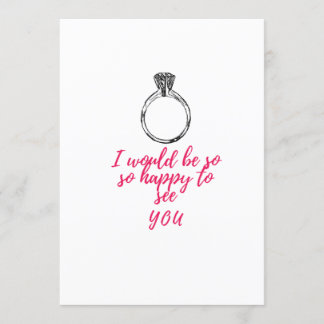 Invitation Je serais si heureux de te voir