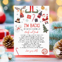 Je suis de retour Elf Arrivée Lettre Elf Retour No