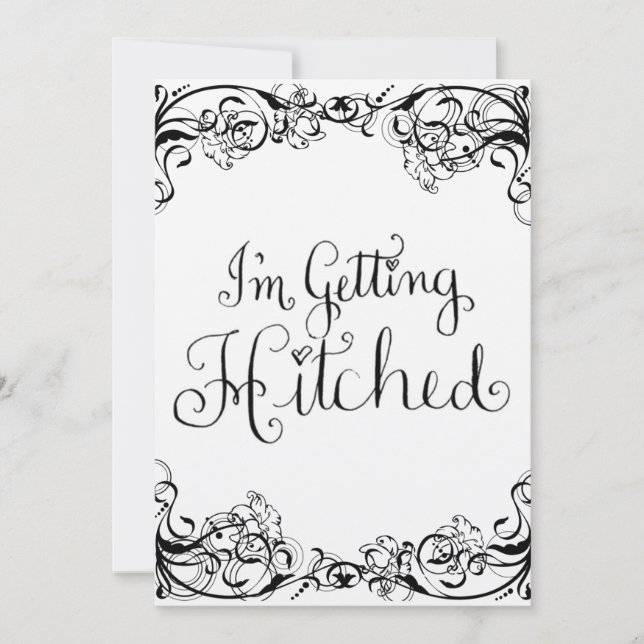 Invitation Je suis en train de me faire piquer (Devant)