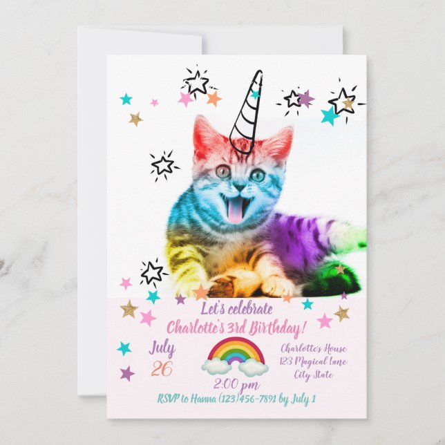 Invitation Je suis si mégogique ! (Devant)