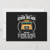 Je suis un aide d'autobus scolaire drôle de rentré