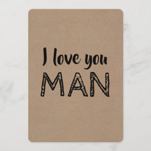 Invitation Je t'aime MONSIEUR Demande de témoin de mariage dr