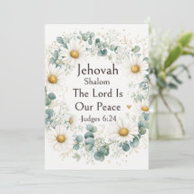 Jehovah Shalom, Marguerites blanches Eucalyptus Ca