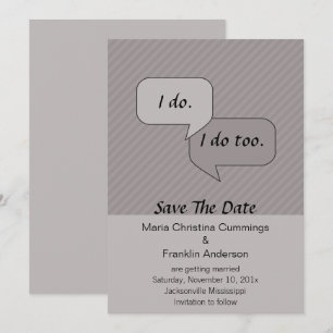 Invitation J'Enregistre La Date Annonce