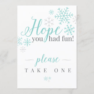 Invitation J'espère que vous vous êtes amusés