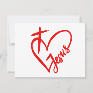 Invitation Jésus est l'amour et la vie