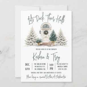 Invitation Jetons leurs couloirs, Fête des mariées de vacance