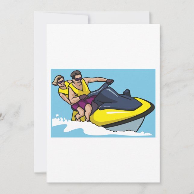 Invitation Jetski Fun (Devant)