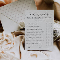 Jeu de baby shower de plus ou moins | Jeu baby sho