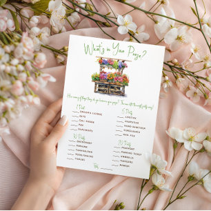 Invitation Jeu de Baby Shower : Elle n'est plus sur le marché