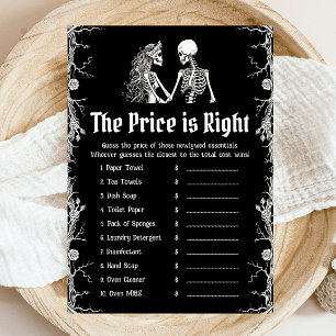 Invitation Jeu de Baby Shower The Price is Right sur le thème