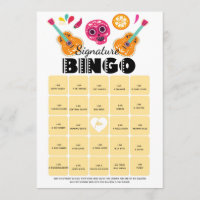 Jeu de bingo Fête d'anniversaire fiesta