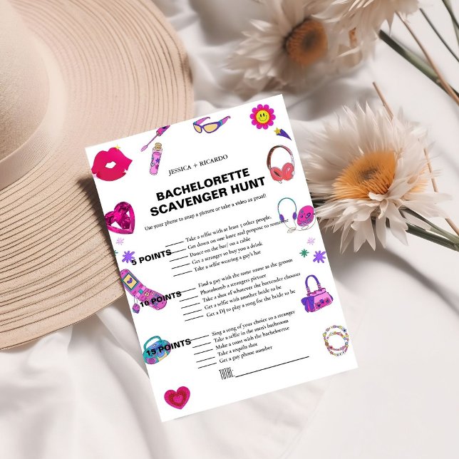 Invitation jeu de chasse au trésor pour enterrement de vie de (Créateur téléchargé)