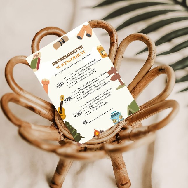 Invitation Jeu de chasse au trésor pour l'enterrement de vie  (Créateur téléchargé)