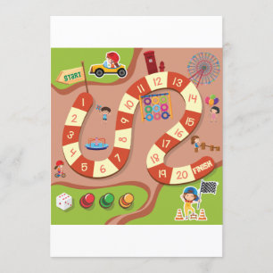 Invitation Jeu de course