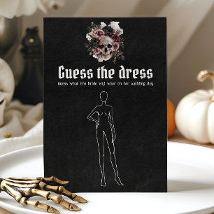 Invitation Jeu de devinette de robe de mariée pour enterremen
