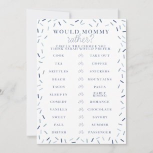 Invitation Jeu de douche à jet de bébé