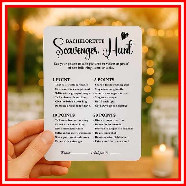 Invitation Jeu de Fête des mariées de chasse à bachelorette (Créateur téléchargé)