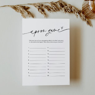 Invitation Jeu de Fête des mariées EVERLEIGH Apron