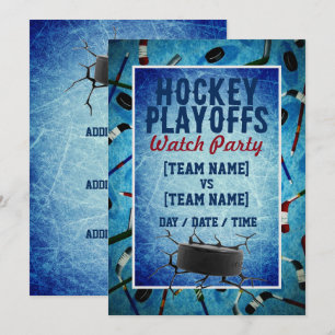 Invitation Jeu de hockey