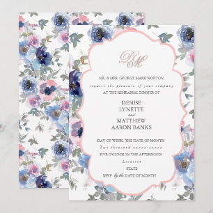Invitation Jeu de Mariages d'appel d'offres Gossamer rose