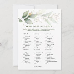 Invitation Jeu de porte-mariée verdoyante / Scramble Mariage