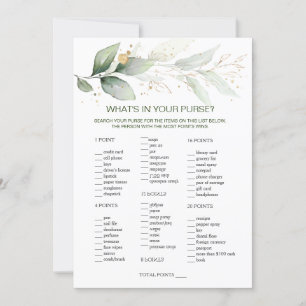 Invitation Jeu de porte-mariée verdoyante / Scramble Mariage