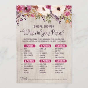 Invitation Jeu de Salle de Mariage Rustique Qu'est-ce Qu'il y