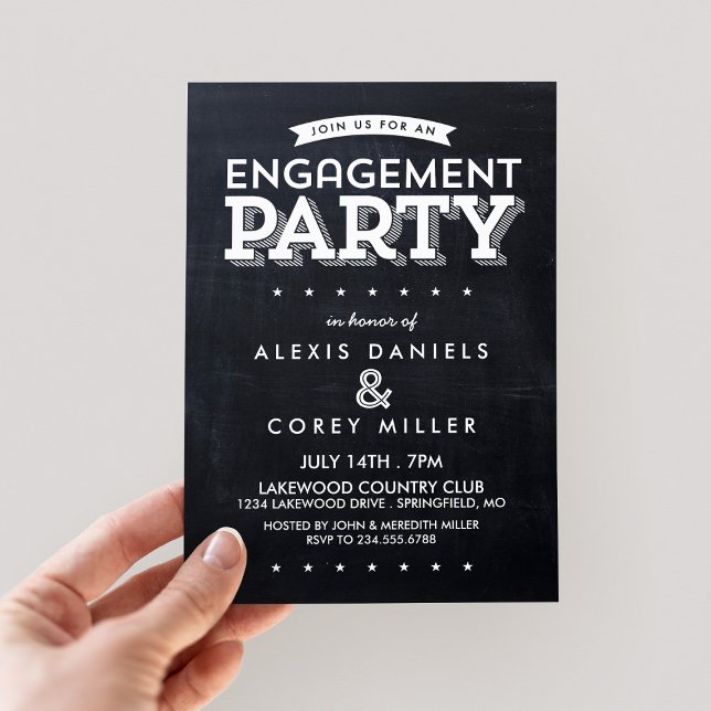 Invitation Jeu d'engagement pour la typographie du tableau de (Créateur téléchargé)