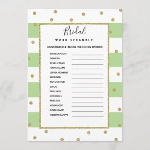 Invitation Jeu nuptiale de baby shower de bousculade de MOT